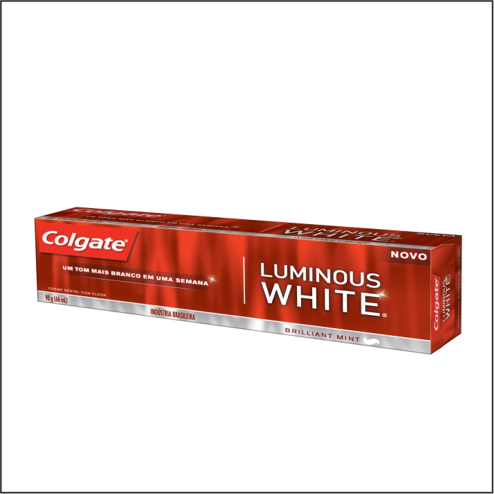 CREME DENTAL COLGATE LUMINOUS WHITE 90G BRILLIANT MINT