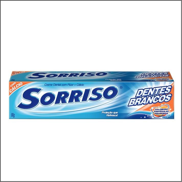 CREME DENTAL SORRISO DENTES BRANCOS 90G