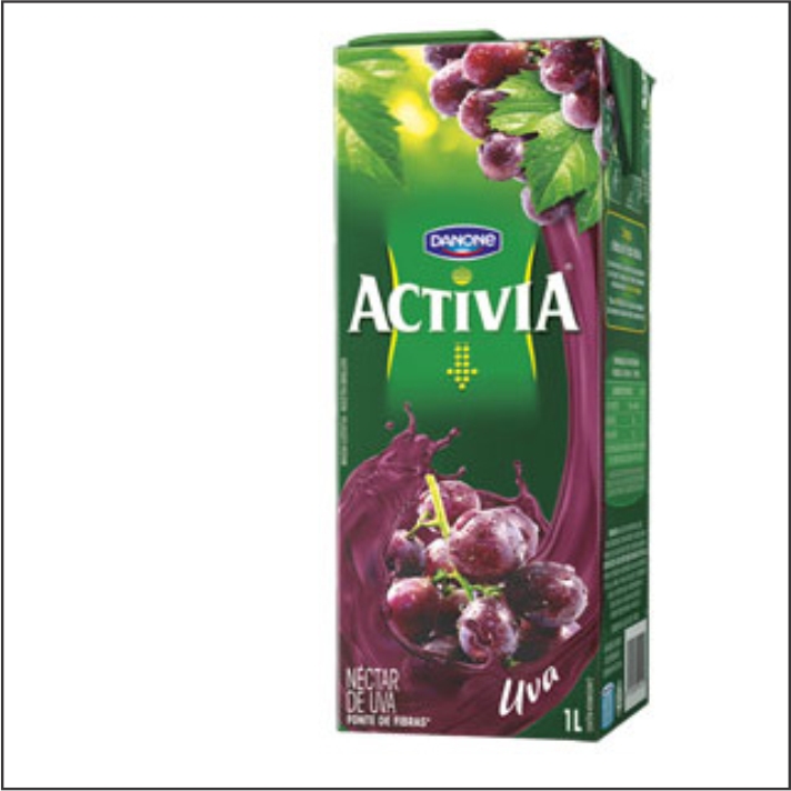 SUCO TP DANONE ACTIVIA 1000ML UVA