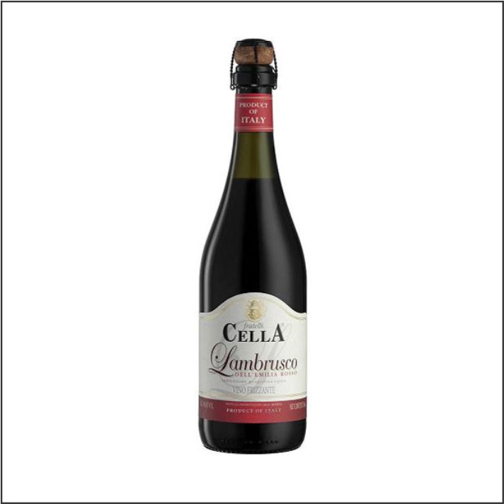 VINHO ITALIANO CELLA LAMBRUSCO 750ML ROSSO