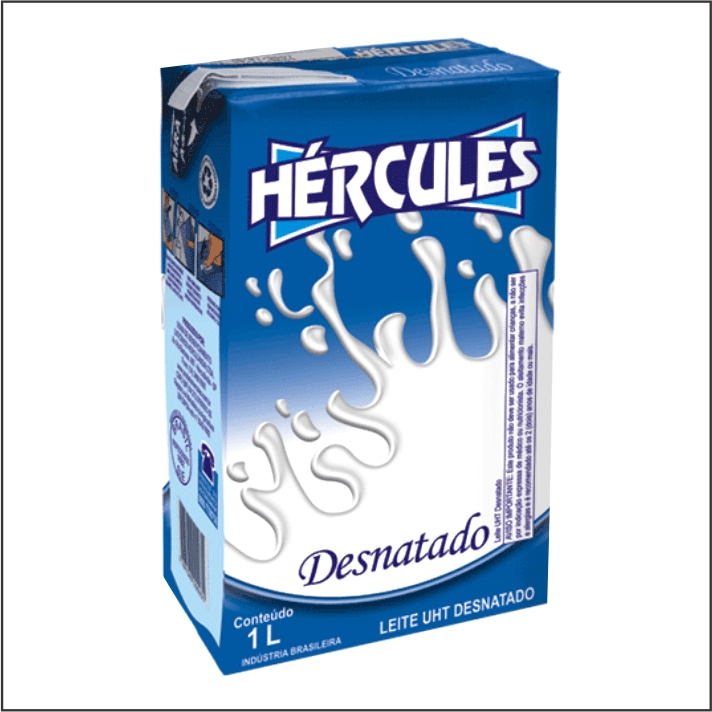 LEITE LONGA VIDA HERCULES 1LT DESNATADO