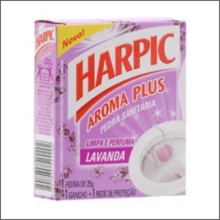 DESODORIZANTE HARPIC PEDRA 25G A PLUS LAVANDA