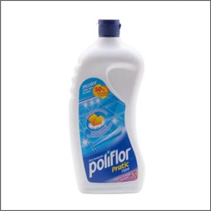 CERA POLIFLOR BRIL PRATICO 750ML INCOLOR