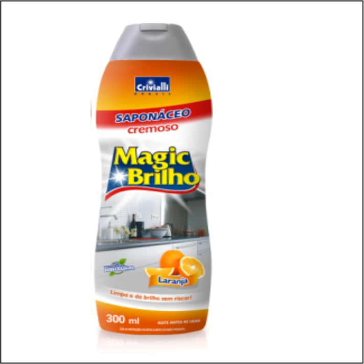 SAPOLIO MAGIC BRILHO 300ML LARANJA