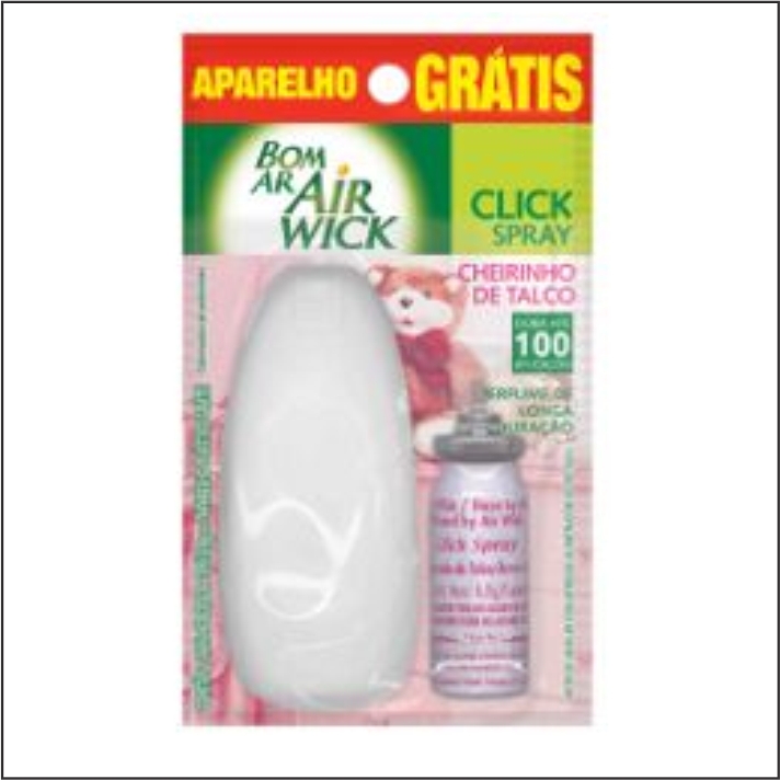 PURIFI BOM AR CLICK SPRAY RF 12ML TALCO GTS APARELHO