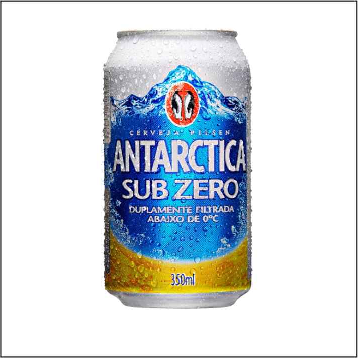 CERVEJA ANTARCTICA SUB ZERO LATA 350ML