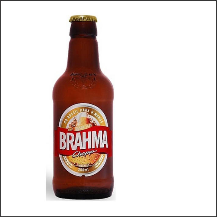 CERVEJA AMBEV GARRAFA 300ML BRAHMA