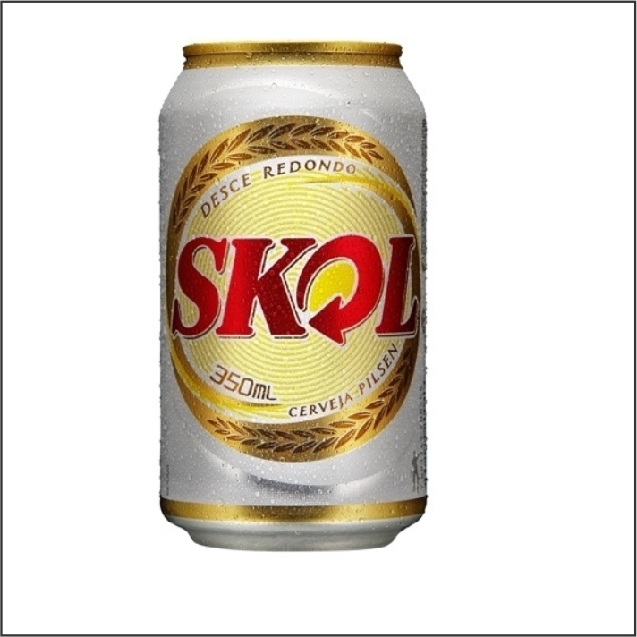 CERVEJA SKOL PILSEN LATA 350ML TRADICIONAL